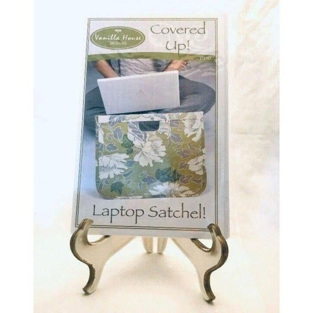 #2051 Laptop Satchel bag Covered Up sewing pattern